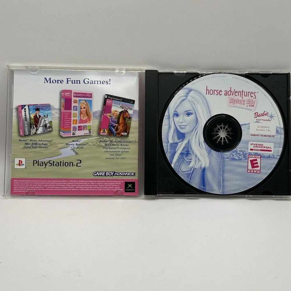 Barbie Horse Adventures: Mystery Ride Windows 98 PC CD-ROM, 2003